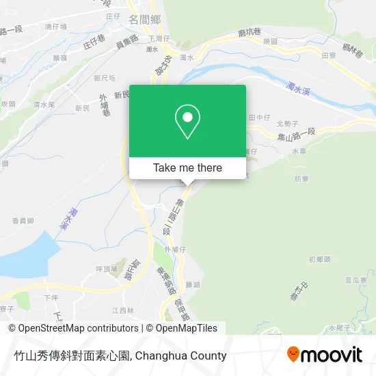 竹山秀傳斜對面素心園 map