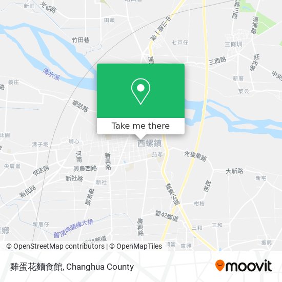 雞蛋花麵食館 map