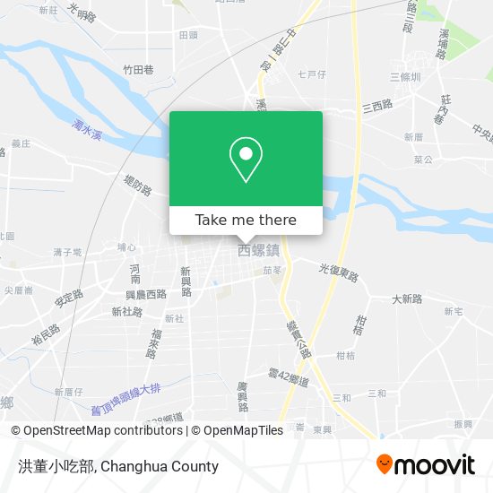 洪董小吃部 map