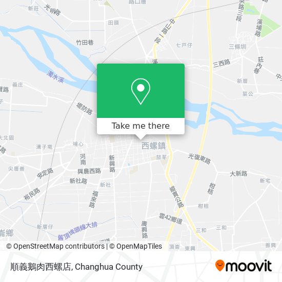 順義鵝肉西螺店地圖