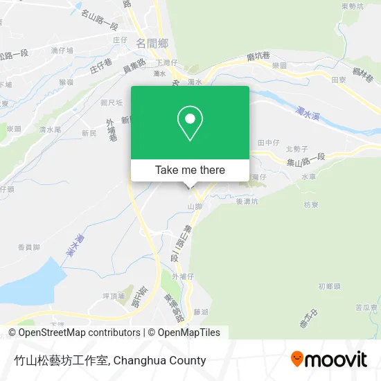 竹山松藝坊工作室 map