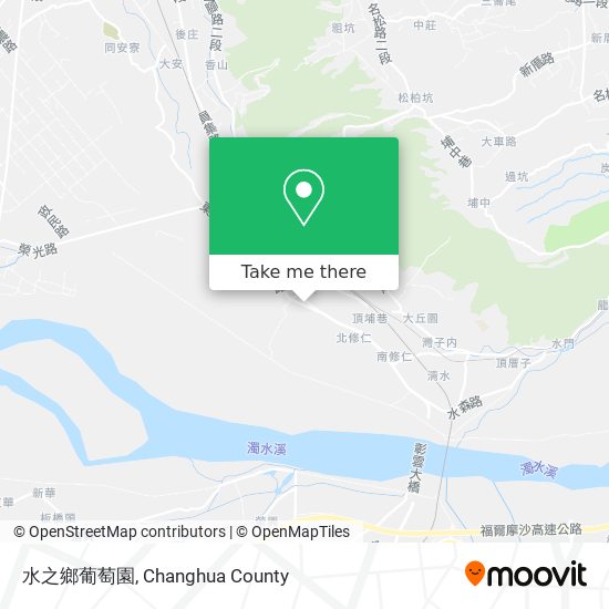 水之鄉葡萄園地圖