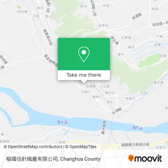 楊國信針織廠有限公司地圖