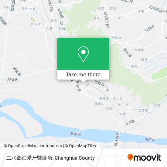二水鄉仁愛牙醫診所 map