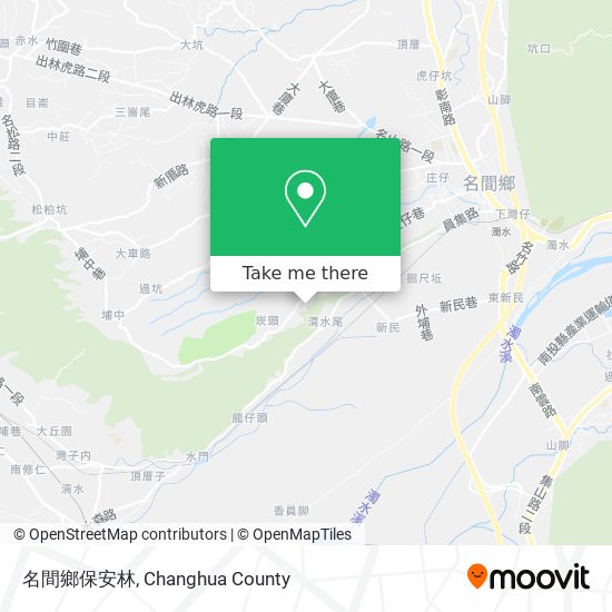 名間鄉保安林 map
