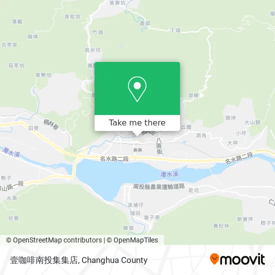 壹咖啡南投集集店地圖