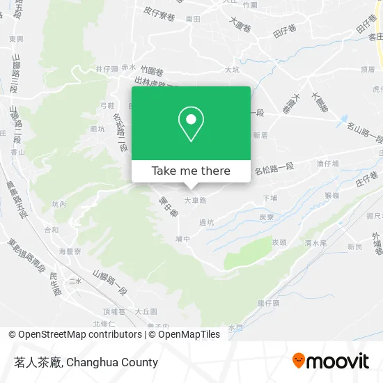 茗人茶廠地圖