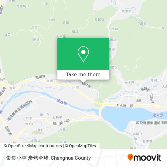 集集小林 炭烤全豬地圖