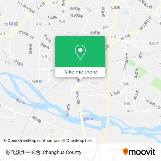 彰化溪州中玄會 map