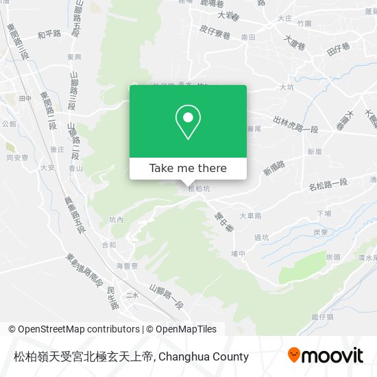 松柏嶺天受宮北極玄天上帝 map