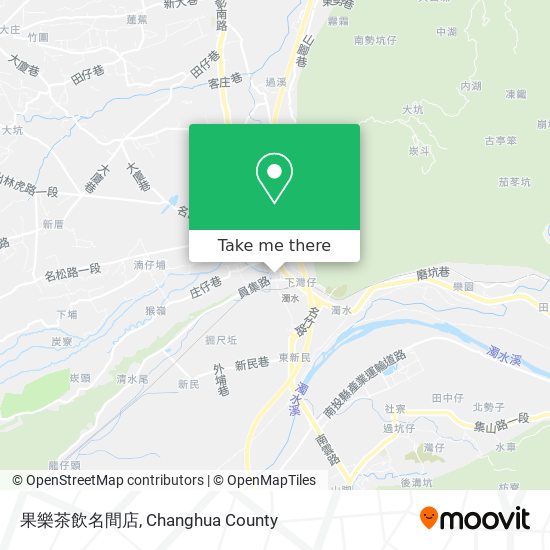 果樂茶飲名間店 map