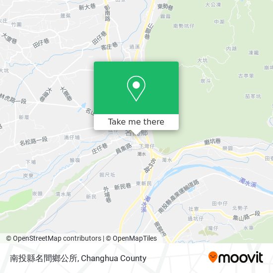 南投縣名間鄉公所地圖