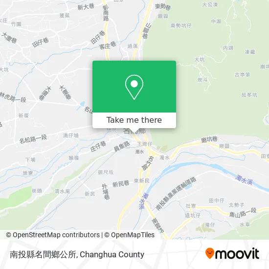 南投縣名間鄉公所地圖