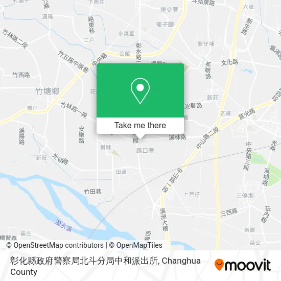彰化縣政府警察局北斗分局中和派出所地圖