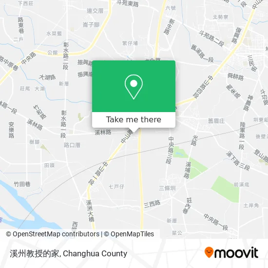 溪州教授的家地圖