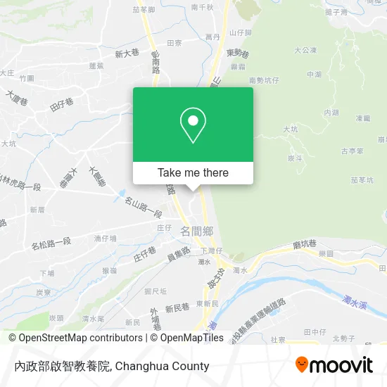內政部啟智教養院 map