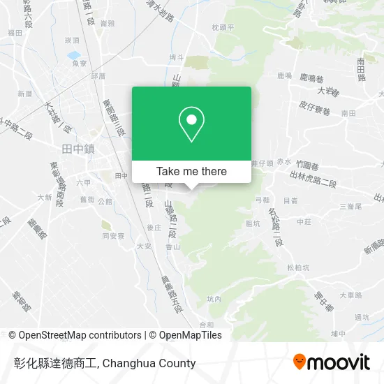 彰化縣達德商工地圖