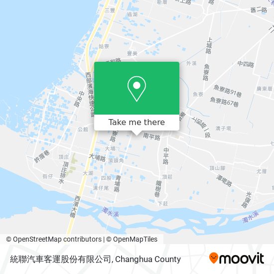 統聯汽車客運股份有限公司地圖