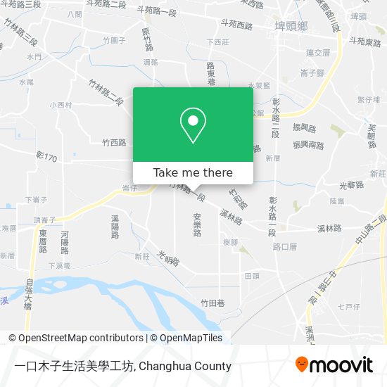 一口木子生活美學工坊地圖