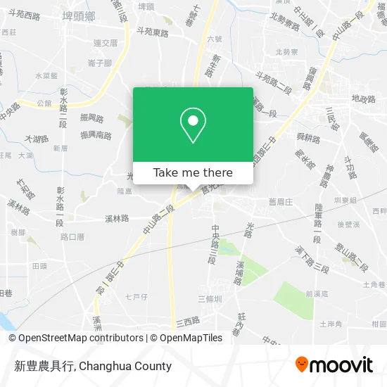 新豊農具行地圖