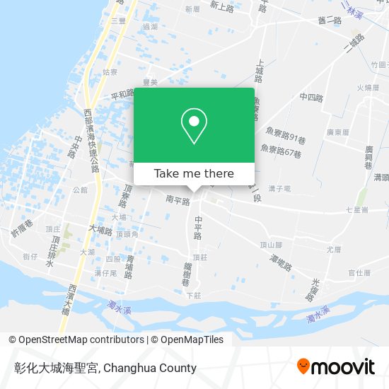 彰化大城海聖宮地圖