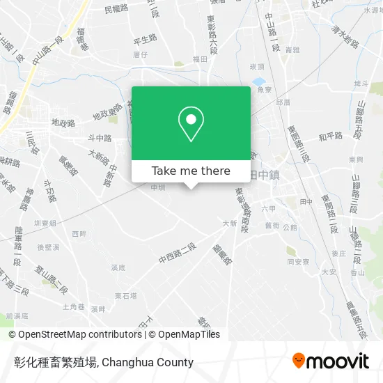 彰化種畜繁殖場地圖
