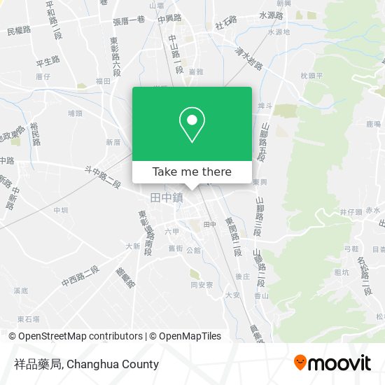 祥品藥局地圖