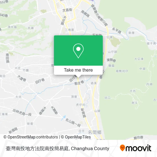 臺灣南投地方法院南投簡易庭 map