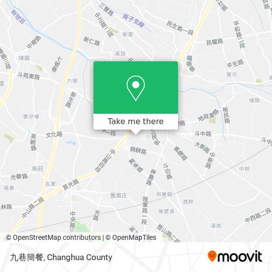 九巷簡餐 map