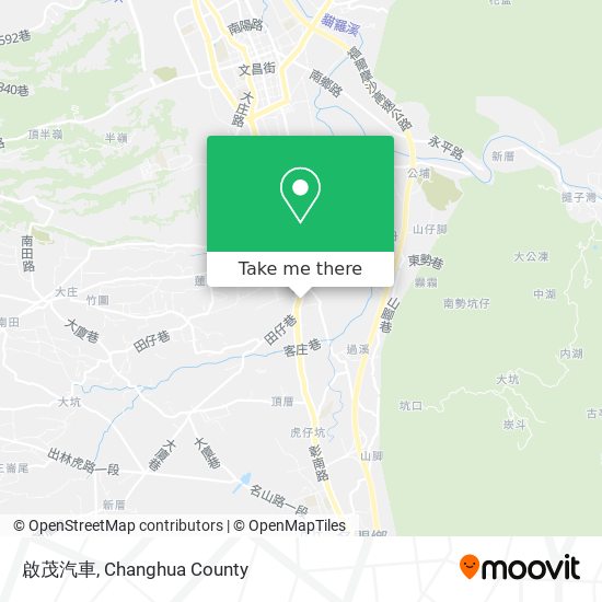 啟茂汽車 map
