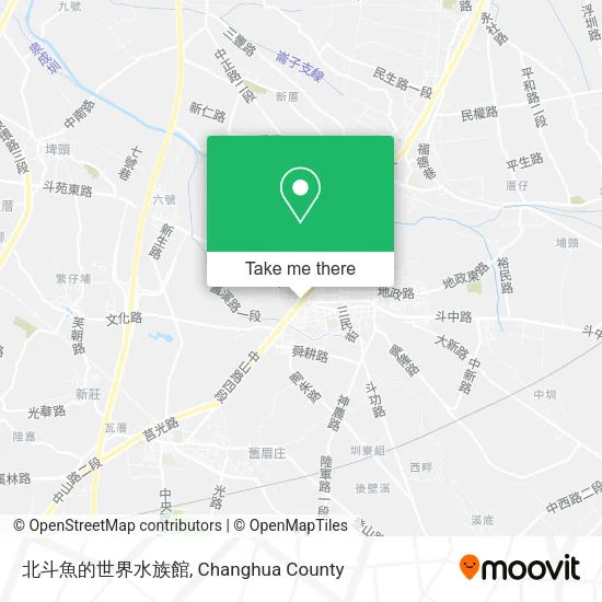 北斗魚的世界水族館地圖