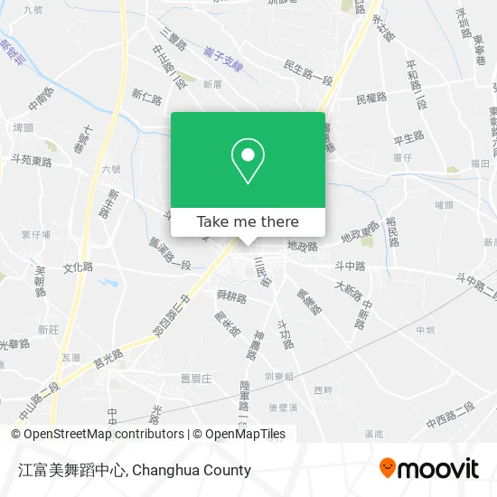 江富美舞蹈中心地圖
