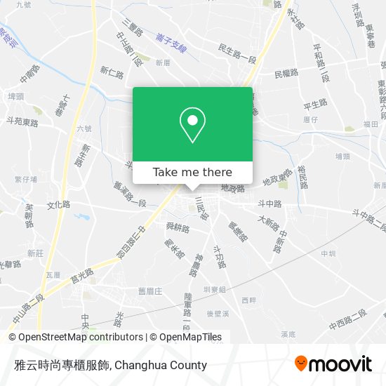 雅云時尚專櫃服飾 map