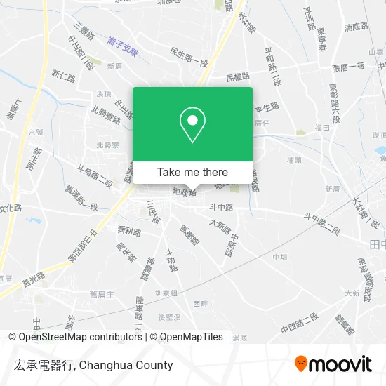 宏承電器行地圖