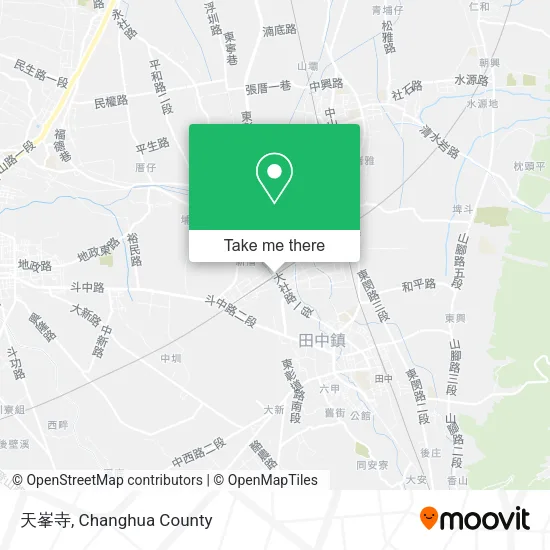 天峯寺 map