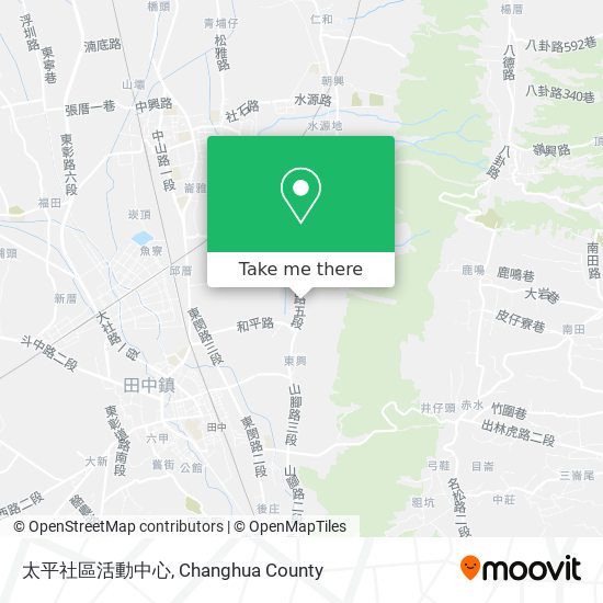 太平社區活動中心 map
