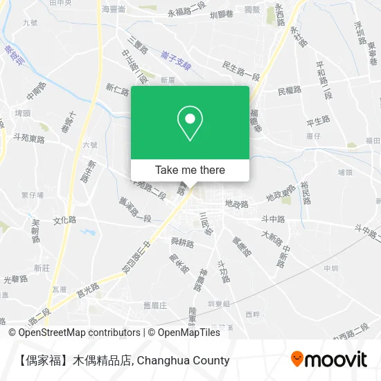 【偶家福】木偶精品店地圖