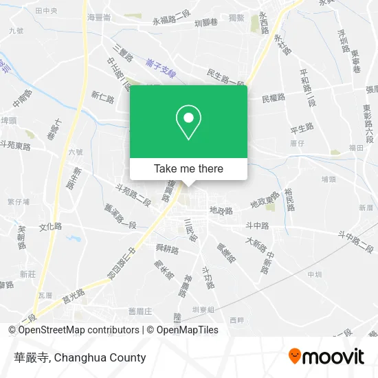 華嚴寺 map