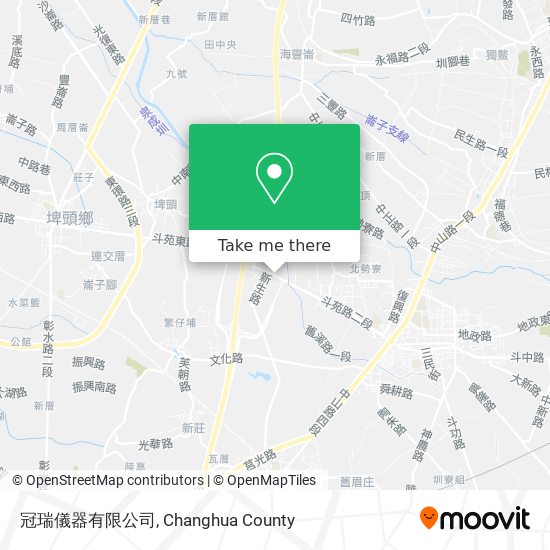 冠瑞儀器有限公司 map