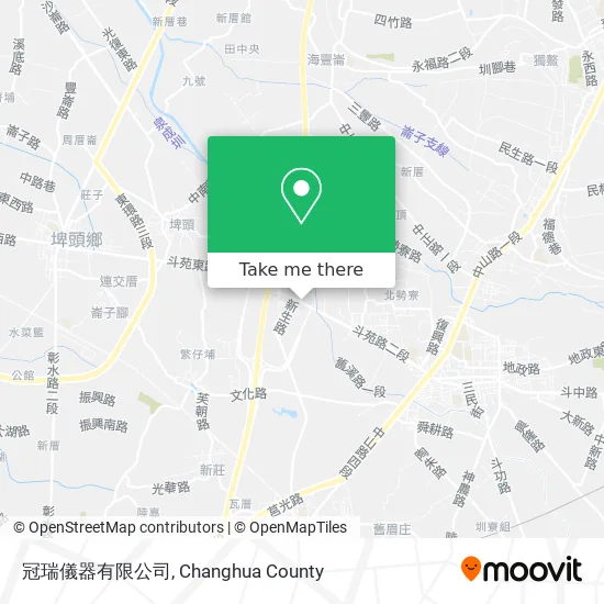 冠瑞儀器有限公司地圖
