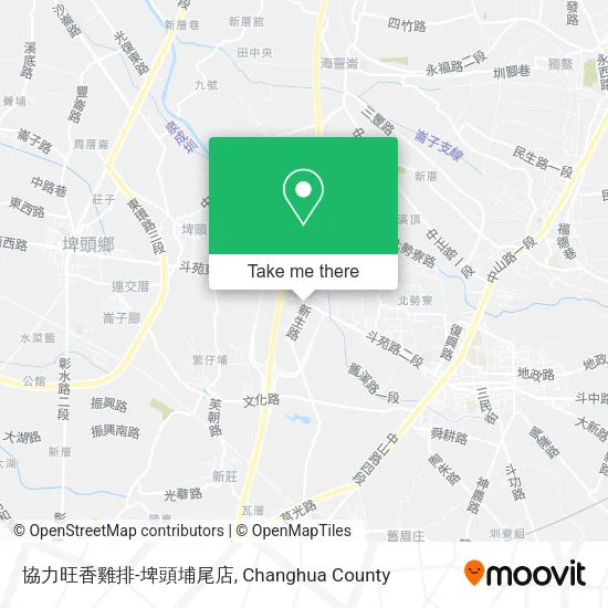 協力旺香雞排-埤頭埔尾店地圖