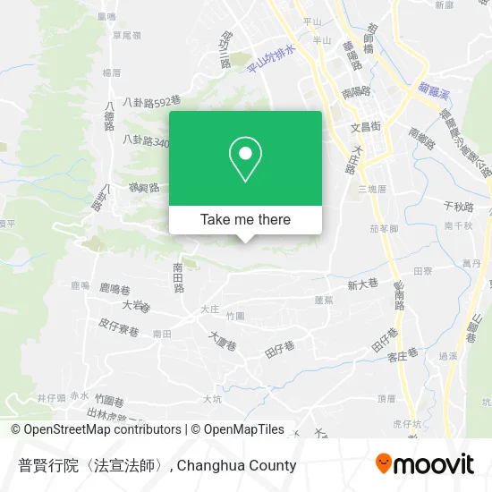 普賢行院〈法宣法師〉 map