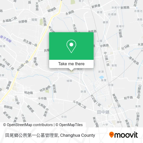 田尾鄉公所第一公墓管理室地圖