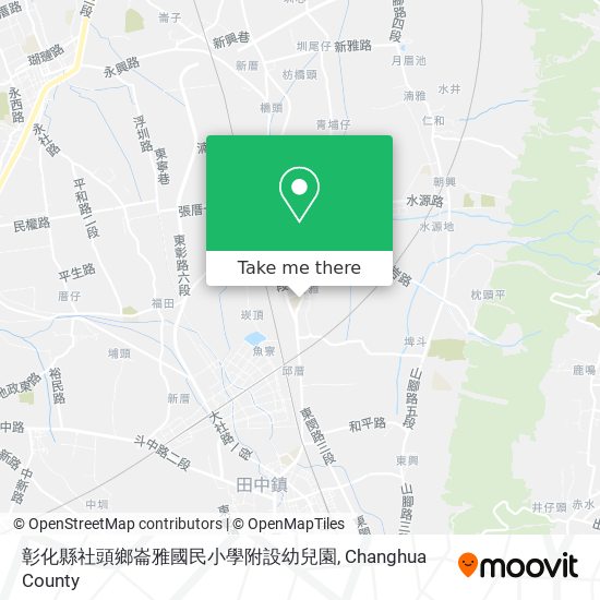彰化縣社頭鄉崙雅國民小學附設幼兒園地圖