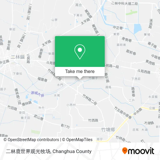 二林鹿世界观光牧场 map