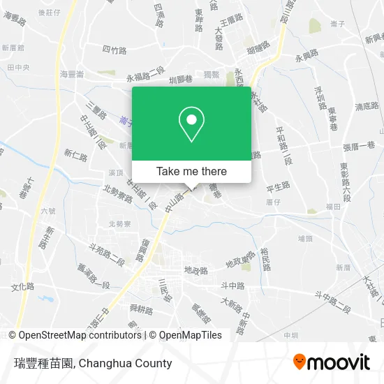 瑞豐種苗園地圖