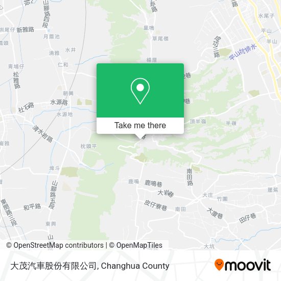大茂汽車股份有限公司地圖