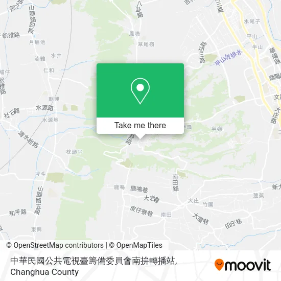 中華民國公共電視臺籌備委員會南拚轉播站 map