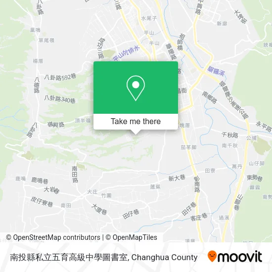 南投縣私立五育高級中學圖書室 map