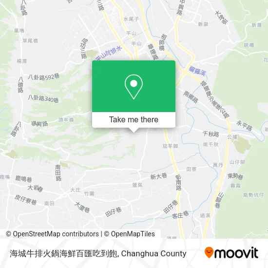 海城牛排火鍋海鮮百匯吃到飽 map